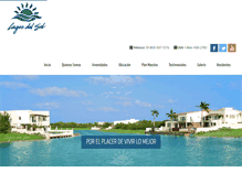 Tablet Screenshot of lagosdelsol.com
